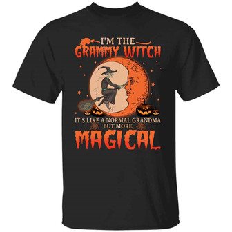 I’M Like A Grammy Witch It’S Like A Normal Grandma But More Magical Funny Halloween Graphic Design Printed Casual Daily Basic Unisex T-Shirt - Thegiftio UK