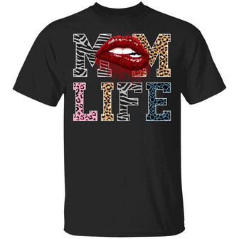 Mom Life Graphic Design Printed Casual Daily Basic Unisex T-Shirt - Thegiftio UK