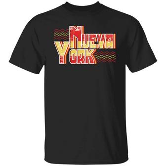 Nueva York New York Retro Vintage Spanish Graphic Design Printed Casual Daily Basic Unisex T-Shirt - Thegiftio UK