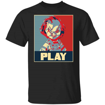 Play Chucky Horror Character Halloween Hope Graphic Design Printed Casual Daily Basic Unisex T-Shirt - Thegiftio UK