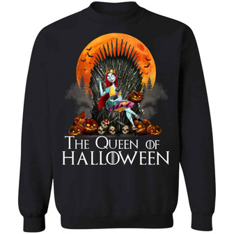 Sally The Queen Of Halloween Horror Movie Nightmare Hoodie Graphic Design Printed Casual Daily Basic Sweatshirt - Thegiftio UK