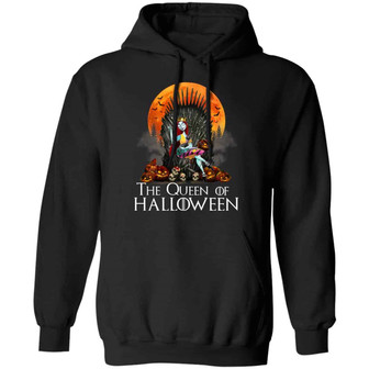 Sally The Queen Of Halloween Horror Movie Nightmare Hoodie Graphic Design Printed Casual Daily Basic Hoodie - Thegiftio UK