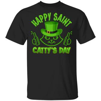 Happy Saint Catty’S Day Graphic Design Printed Casual Daily Basic Unisex T-Shirt - Thegiftio UK
