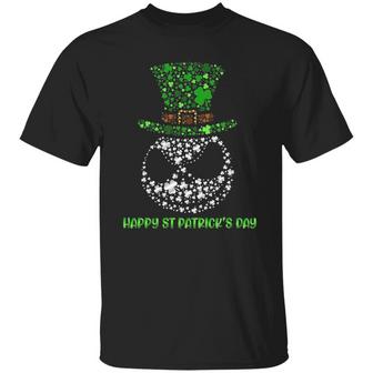 Happy St Patrick’S Day Jack Love Shamrock Skellington Clover Graphic Design Printed Casual Daily Basic Unisex T-Shirt - Thegiftio UK