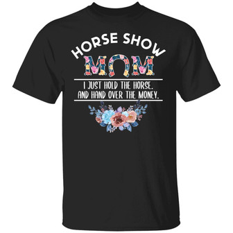 Horse Show Mom Graphic Design Printed Casual Daily Basic Unisex T-Shirt - Thegiftio UK