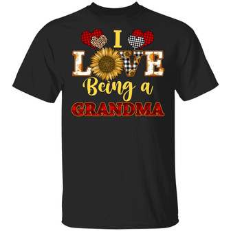 I Love Being A Grandma Graphic Design Printed Casual Daily Basic Unisex T-Shirt - Thegiftio UK