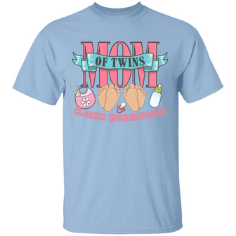 Mom Of Twins Classic Overachiever Mother’S Day Gift For Twin Mom Graphic Design Printed Casual Daily Basic Unisex T-Shirt - Thegiftio UK