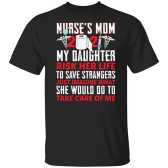 Nurse Mom 2021 Graphic Design Printed Casual Daily Basic Unisex T-Shirt - Thegiftio