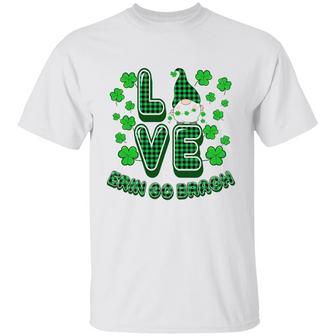 Saint Patrick’S Day Gnome Love Graphic Design Printed Casual Daily Basic Unisex T-Shirt - Thegiftio UK