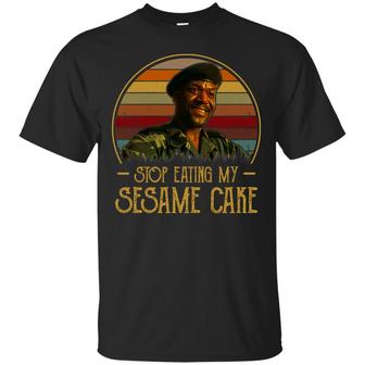 Stop Eating My Sesame Cake Graphic Design Printed Casual Daily Basic Unisex T-Shirt - Thegiftio UK