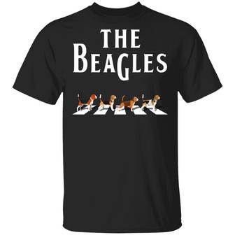 The Beagles Funny For Dog Mom Dog Dad Dog Lovers Graphic Design Printed Casual Daily Basic Unisex T-Shirt - Thegiftio UK