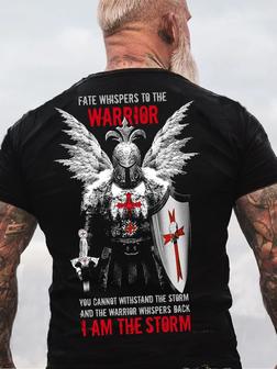 Mens Knights Templar Warrior T-shirt - Seseable