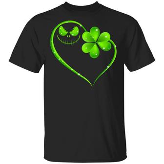 Happy St Patrick’S Day Gift Jack Shamrock Skelling Graphic Design Printed Casual Daily Basic Unisex T-Shirt - Thegiftio UK