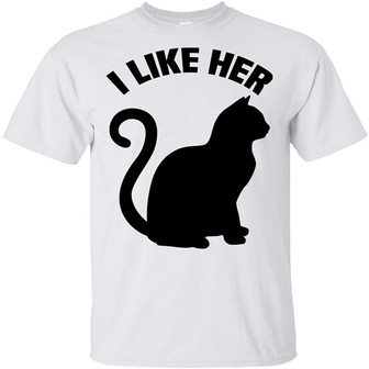 I Like Her Pussy Graphic Design Printed Casual Daily Basic Unisex T-Shirt - Thegiftio UK