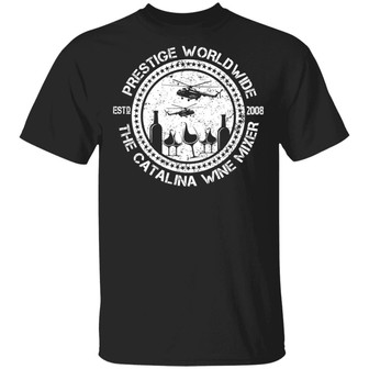 Prestige Worldwide The Wine Mixer Estd. 2008 Graphic Design Printed Casual Daily Basic Unisex T-Shirt - Thegiftio UK