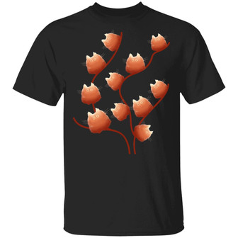Pussy Willows Cat Graphic Design Printed Casual Daily Basic Unisex T-Shirt - Thegiftio UK