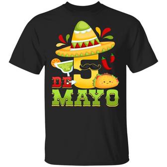 5 De Mayo Funny Cinco De Mayo & Drinking Party Margarita Taco Graphic Design Printed Casual Daily Basic Unisex T-Shirt - Thegiftio UK