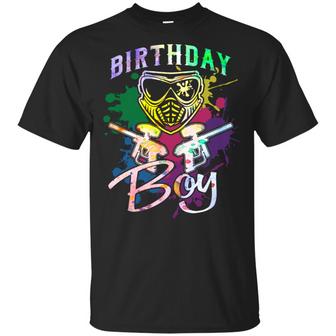 Birthday Boy Paintball Party Graphic Design Printed Casual Daily Basic Unisex T-Shirt - Thegiftio UK