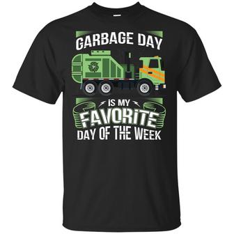 Garbage Day Is My Favorite Day Of The Week Recycling Trash Truck Graphic Design Printed Casual Daily Basic Unisex T-Shirt - Thegiftio UK