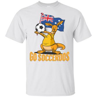 Go Socceroos Australia National Football Team World Football Cup Graphic Design Printed Casual Daily Basic Unisex T-Shirt - Thegiftio UK