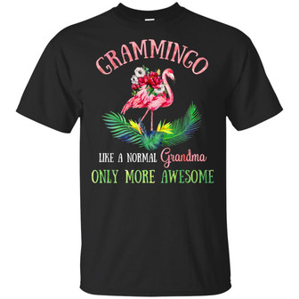 Grammingo Like A Normal Grandma Only More Awesome Graphic Design Printed Casual Daily Basic Unisex T-Shirt - Thegiftio UK