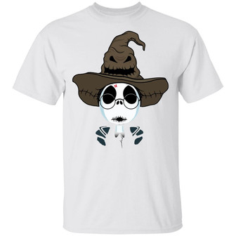 Harry Skellington Halloween Graphic Design Printed Casual Daily Basic Unisex T-Shirt - Thegiftio UK