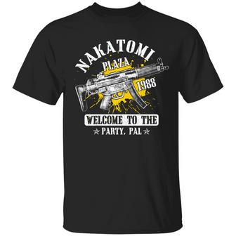Nakatomi Plaza 1988 Welcome To The Party Pal Party Graphic Design Printed Casual Daily Basic Unisex T-Shirt - Thegiftio UK
