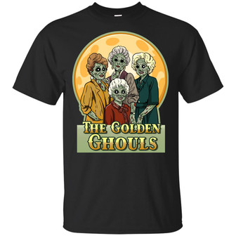 The Golden Ghouls Girl Funny Halloween T Graphic Design Printed Casual Daily Basic Unisex T-Shirt - Thegiftio UK