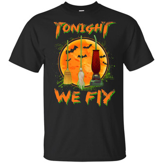 Tonight We Fly Brooms Three Witches Hocus Halloween Graphic Design Printed Casual Daily Basic Unisex T-Shirt - Thegiftio UK