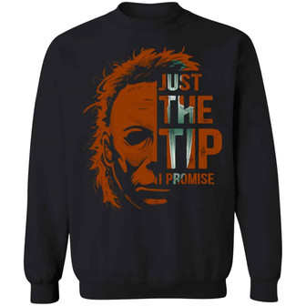 Social Distance Michael Wearing Face Cover Myers Graphic Design Printed Casual Daily Basic Sweatshirt - Thegiftio