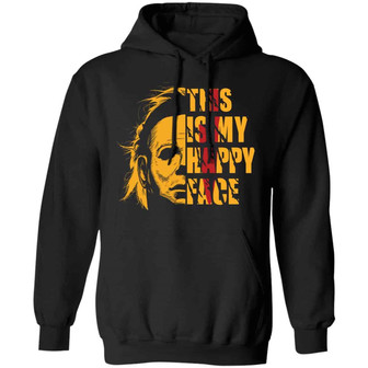 Social Distance Michael Wearing Face Cover Myers Graphic Design Printed Casual Daily Basic Hoodie - Thegiftio