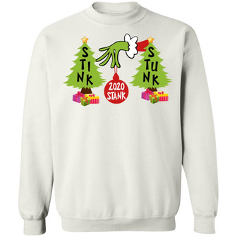 2020 Stink Stank Stunk Funny Quarantined Christmas Hoodie Graphic Design Printed Casual Daily Basic Sweatshirt - Thegiftio UK
