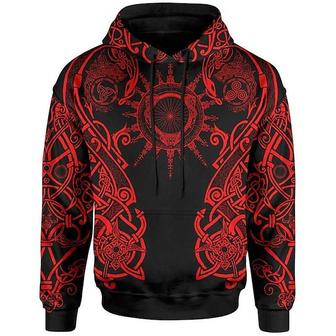 Men's Unisex Pullover Hoodie Sweatshirt Graphic Prints Print Sports & Outdoor Daily Sports 3d Print Basic Casual Hoodies Sweatshirts Red - Seseable