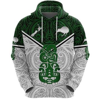 Men's Unisex Pullover Hoodie Sweatshirt Tribal Graphic Prints Print Daily Sports 3d Print Designer Casual Hoodies Sweatshirts Green - Seseable