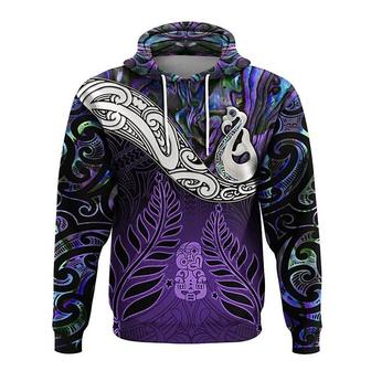 Men's Unisex Pullover Hoodie Sweatshirt Tribal Graphic Prints Print Daily Sports 3d Print Designer Casual Hoodies Sweatshirts Purple - Seseable