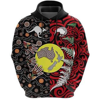 Men's Unisex Pullover Hoodie Sweatshirt Tribal Graphic Prints Print Daily Sports 3d Print Designer Casual Hoodies Sweatshirts Red - Seseable