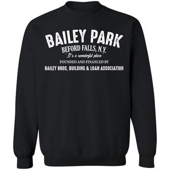 Bailey Park Bailey Bros Building And Loan Association It A Wonderful Time Hoodie Graphic Design Printed Casual Daily Basic Sweatshirt - Thegiftio UK