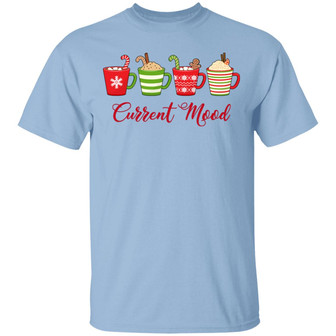 Christmas Current Mood Spirit Hot Cocoa Chocolate Cozy Youth Tee Graphic Design Printed Casual Daily Basic Unisex T-Shirt - Thegiftio UK