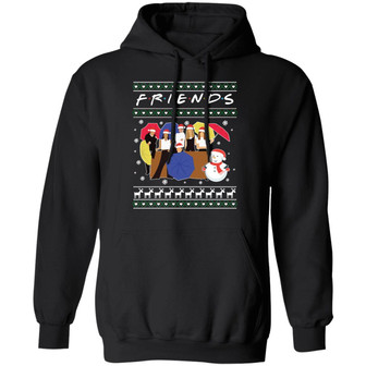 Friends Ugly Christmas Hoodie Graphic Design Printed Casual Daily Basic Hoodie - Thegiftio UK