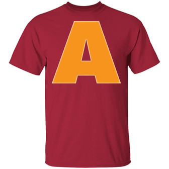 Letter A Striped Squirrels Rodents Christmas Thanksgiving Costume Youth Tee Graphic Design Printed Casual Daily Basic Unisex T-Shirt - Thegiftio UK