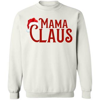 Mama Claus Christmas Pajamas Hoodie Graphic Design Printed Casual Daily Basic Sweatshirt - Thegiftio UK