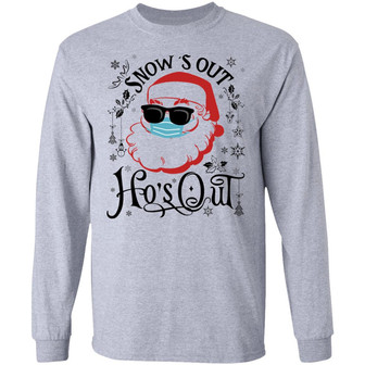 Snow’S Out Ho’S Out 2020 Quarantine Christmas Hoodie Graphic Design Printed Casual Daily Basic Unisex Long Sleeve - Thegiftio UK