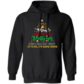 Some Moms Have Tattoos Pretty Eyes And Cuss Too Much It’S Me I’M Some Moms Hoodie Graphic Design Printed Casual Daily Basic Hoodie - Thegiftio UK