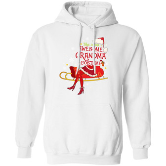 This Is My Awesome Grandma Costume Christmas Gift Hoodie Graphic Design Printed Casual Daily Basic Hoodie - Thegiftio UK