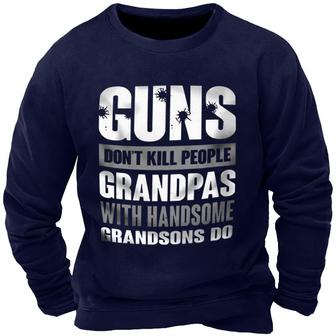 Grandpas With Handsome Grandsons Do Men's Sweatshirt - Seseable