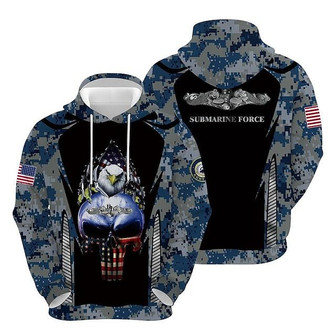Men's Unisex Pullover Hoodie Sweatshirt Hooded Camouflage Graphic Prints Eagle Print Daily Sports 3d Print Streetwear Designer Hoodies Sweatshirts Long Sleeve Blue - Seseable