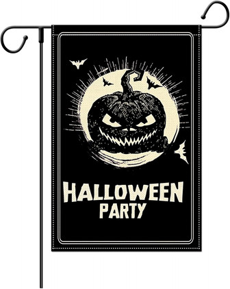 Halloween Flag Garden Outdoor Flags Outdoor Decorations Halloween Party Theme - Thegiftio UK