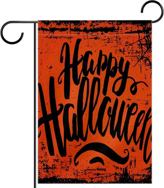 Halloween Background, Garden Flag Double Sided Large Indoor Outdoor Decorative Yard Flag - Thegiftio UK