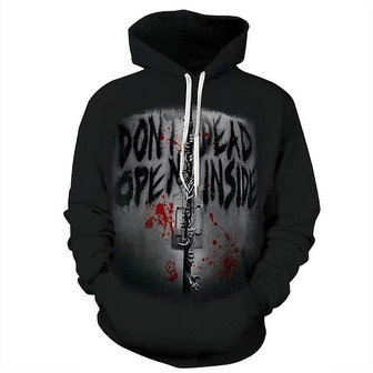 Men's Unisex Pullover Hoodie Sweatshirt Letter Graphic Prints Print Daily Sports 3d Print Streetwear Designer Hoodies Sweatshirts Black - Seseable