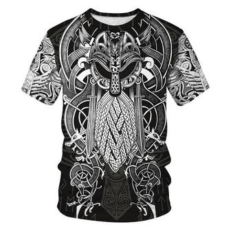 Men's Unisex T Shirt Tee Graphic Prints Geometry Crew Neck Gray Short Sleeve 3d Print Outdoor Street Print Tops Vintage Sports Casual Big And Tall / Summer - Seseable